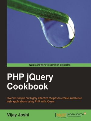 cover image of PHP jQuery Cookbook
